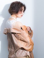 エミュ 表参道 青山(emu)&nbsp;【emu井上信洋】くすみブルーデジタルパーマショート[20代30代]