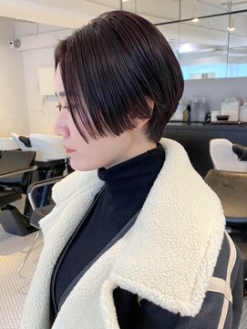 アイティーバイアルバム 下北沢店(IT by ALBUM) ハンサムショート_アースカラーくびれヘアツートン_ba377693