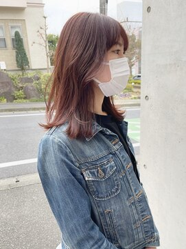 アルディ ユーカリが丘店(HARDI) 【星野】ピンクブラウン×ミディアムレイヤー☆