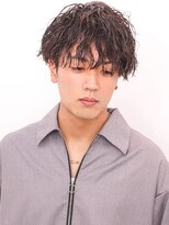 ルックグッドストア(LOOK GOOD STORE)&nbsp;束感ショートマッシュパーマウルフ波巻きハイライト259