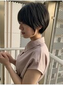 大人かわいいショートボブ/黒髪ショート