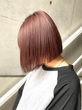 トト 船橋店(toto.) イメチェン/似合わせカット/フルバング/ベビーピンク[西船橋]