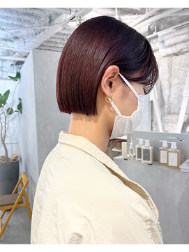 フォト イケブクロ(foto IKEBUKURO) ショート/ボブ/前髪カット/ブリーチなし×レッドブラウン[池袋]