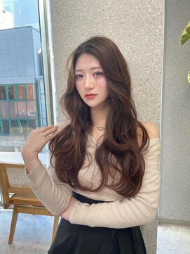 天神美容室 『福岡美容室/ayana』ケアブリーチで作る艶ハイトーン！