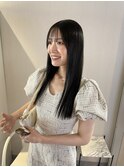 髪質改善/縮毛矯正/ストレート/艶髪/レイヤーロング/韓国ヘア