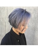 ホワイトラベンダー/前髪［表参道/表参道駅］