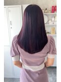 ブリーチ無しパープル
