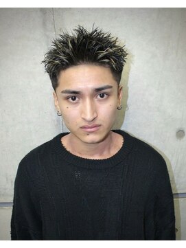 オーシャントーキョー ホワイト 原宿(OCEAN TOKYO WHITE) スパイキーショート　メンズショート　アップバング