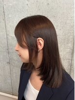 オーサム 下北沢(THE AWESUM)&nbsp;大人ミディ/レイヤーカット/ブラウンベージュ[下北沢/下北沢駅]