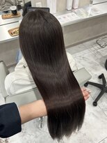 キング(K!ng)&nbsp;縮毛矯正髪質改善ハイライトレイヤーカット楠葉美容室エクステ