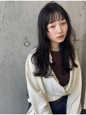 【stylist田島】暗髪×ロングレイヤー