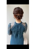 ウェディングお呼ばれ結婚式お呼ばれヘアセットヘアメイク