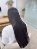 似合わせカット＋髪質改善ストレート￥24000