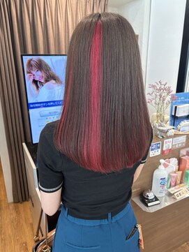 ビーバイシージャストビューティー(B by C just beauty) インナーカラー　ツートンカラー　レイヤー