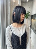 アプリコットオレンジ/くびれヘア/ウェーブショート［新潟］
