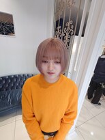 ルクール ヘアー プレジー(Le Coeur HAIR Plaisir)&nbsp;ブリーチ１回でもこれくらいの色余裕ですよ