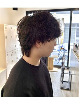 エイト 三軒茶屋店(EIGHT) 【EIGHTsangenjaya三軒茶屋】マッシュウルフ×パーマ/髪質改善