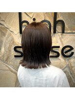ナチュラルハイセンス 本店(natural high sense) 外ハネボブ×アッシュブラウン 似合わせカット/町屋駅