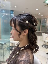 アース 津田沼店(HAIR&MAKE EARTH)&nbsp;ハーフアップ