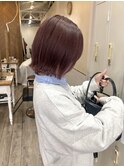 ボブ◎ピンクラベンダー