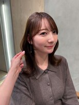 ナナローネス 渋谷(nana loness) 顔周り/顔周りレイヤー/顔周りカット/ミディアムヘア