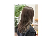 ミモヘアー(mimohair)の雰囲気(顔周りを少し明るく染めてます♪こちらもお似合いでした(^^))