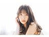 キレイ持続【ロング】　ケアカラー+カット+トリートメント　￥１１７３０