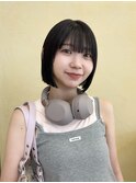 ボブレイヤーボブミルクティヘーゼルベージュ