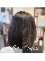 ファム 横川店(femme) 【美髪】20代髪質改善ストレート/広島/西区/横川/縮毛矯正/水素