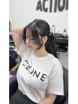 アクション セカンド 心斎橋(ACTION second)&nbsp;顔まわりカット/透明感カラー/レイヤーカット/髪質改善