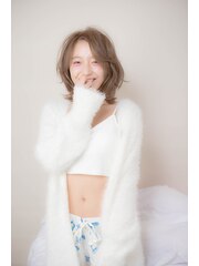 【cotton平塚】ランダムカール/濡れ髪/センターパート