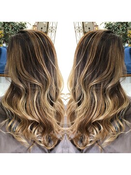 リズ オブ ヘアー(Lis of hair) ブロンドバレイヤージュ☆【大橋】@lis_oohashi