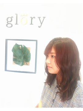 ヘアサロン グローリー(glory) シャンパンバイオレット