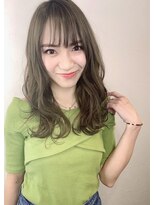 サフィール(Saphir)&nbsp;Saphir☆大人かわいいシアーアッシュパーマ「似合わせカット」