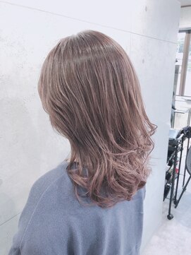 レーヴ(REVE) ピンクバイオレットアッシュ_セミウェットウェーブ