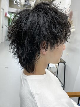 マール 矢場町(MARL) ミディアムウルフ×スパイラルパーマ