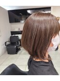 外でも内巻きでも可愛いボブ