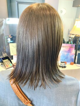 ヘアーアンドスパ メル(hair&spa m.e.l by origami) 切りっぱなしロブ