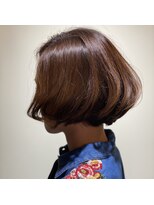 エムスリーディー アルル 赤坂店(M3D alulu)&nbsp;ベージュハイライトカラー×ショートボブ★