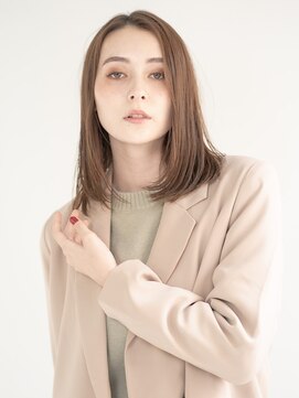 ルクスドレ 新宿(Luxe doree') くびれヘア/アースカラー/地毛風カラー/大人ヘルシー[新宿駅]