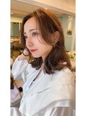 耳掛け外ハネスタイル