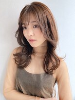 ノラ ギンザ(NORA GINZA)&nbsp;ロング×デジタルパーマ×シースルーバング 20代30代40代