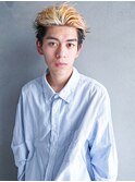 韓国/ブリーチ/表参道メンズカット/センターパート/オールバック