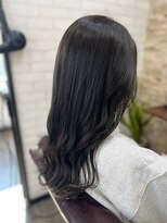 ハサミバイアトリエナガノ 千葉(8sami by atelier nagano)&nbsp;デザインカラー／レイヤーカット/ウエットヘア/オリーブベージュ