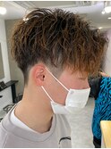 波巻きパーマスパイラルパーマツイストスパイラルパーマメンズ