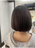大人可愛い前下がりボブ//ナチュラルボブ
