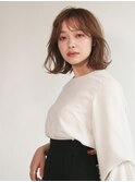 くびレイヤーエモージュ小顔前髪外ハネボワンカールパーマ