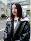 ☆NUUK☆アメジストパープルのロングレイヤー