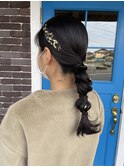 大人っぽタイト編み下ろし