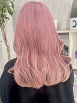 ロウル 渋谷(LOWRL)&nbsp;ホワイトピンクカラー/ケアブリーチカラー